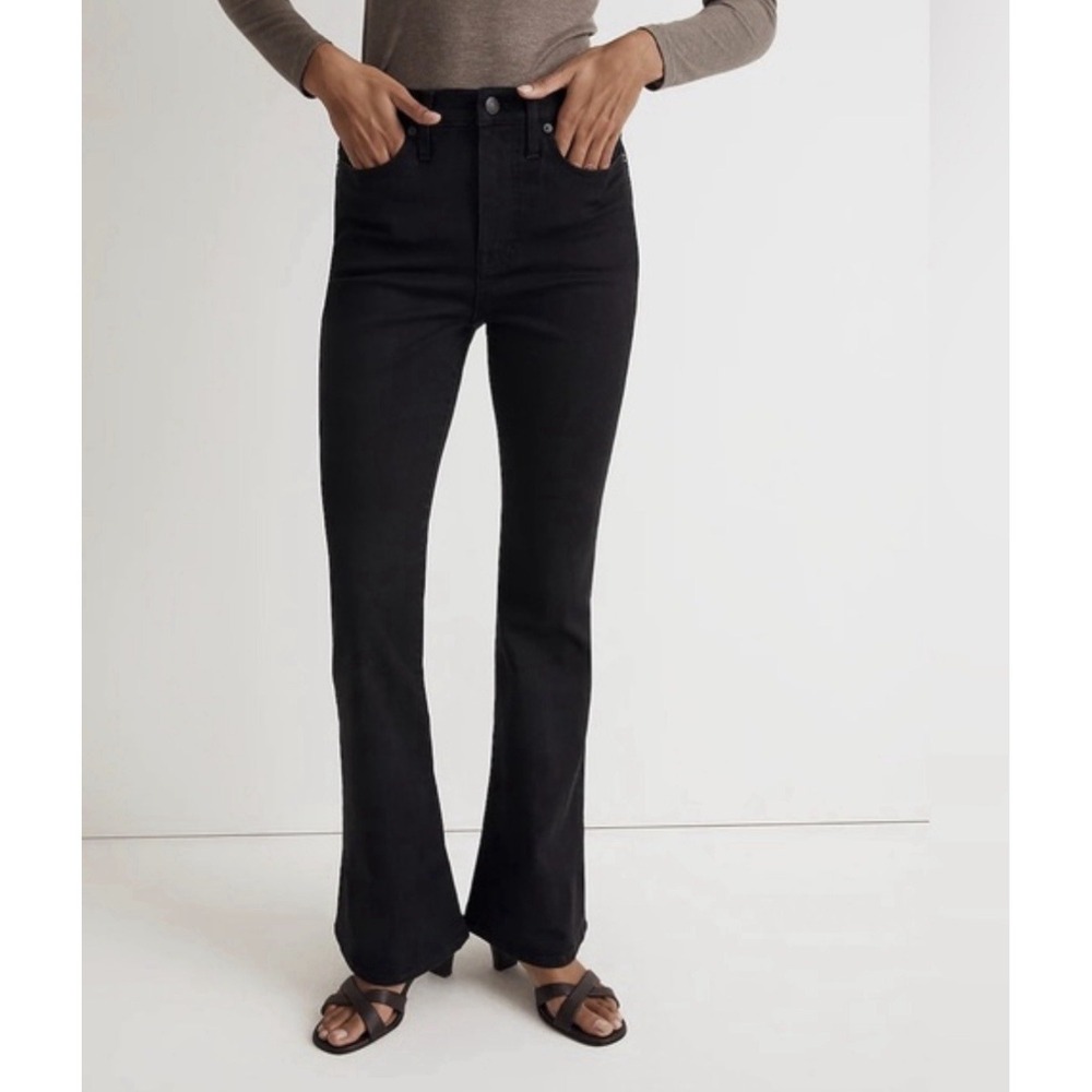 Madewell Skinny Flare  Jeans Womens 29  Black Denim Boho Casual Y2K